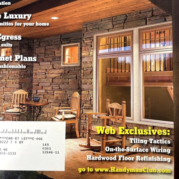 Handyman Woodworking Magazine Vol 16 Issue 90 No 5 Sep Oct 2008 u Customize Spac - Picture 3 of 9